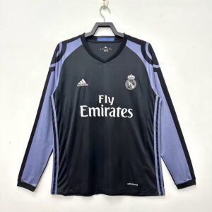 Real Madrid 2016/17 Third Retro Long Sleeves Jersey