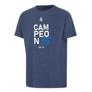 Real Madrid 2021/22 Campeones 35 T-shirt Navy