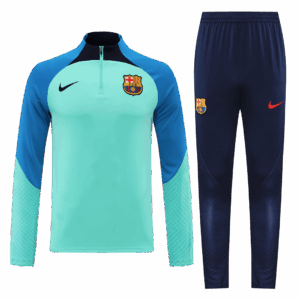 Barcelona 2022-23 Jacket Tracksuit Cyan