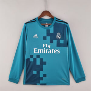 Real Madrid 2017/18 Third Long Sleeves Retro Jersey