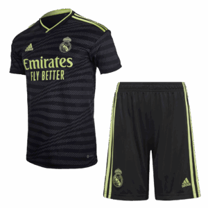 Real Madrid 2022/23 Third Kids Jersey And Shorts Kit