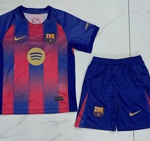 Barcelona 2025/26 Home Adult Jersey And Shorts Kit