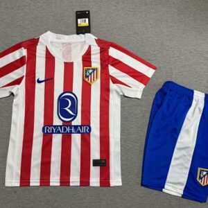 Atletico Madrid 2025/26 Home Adult Jersey And Shorts Kit